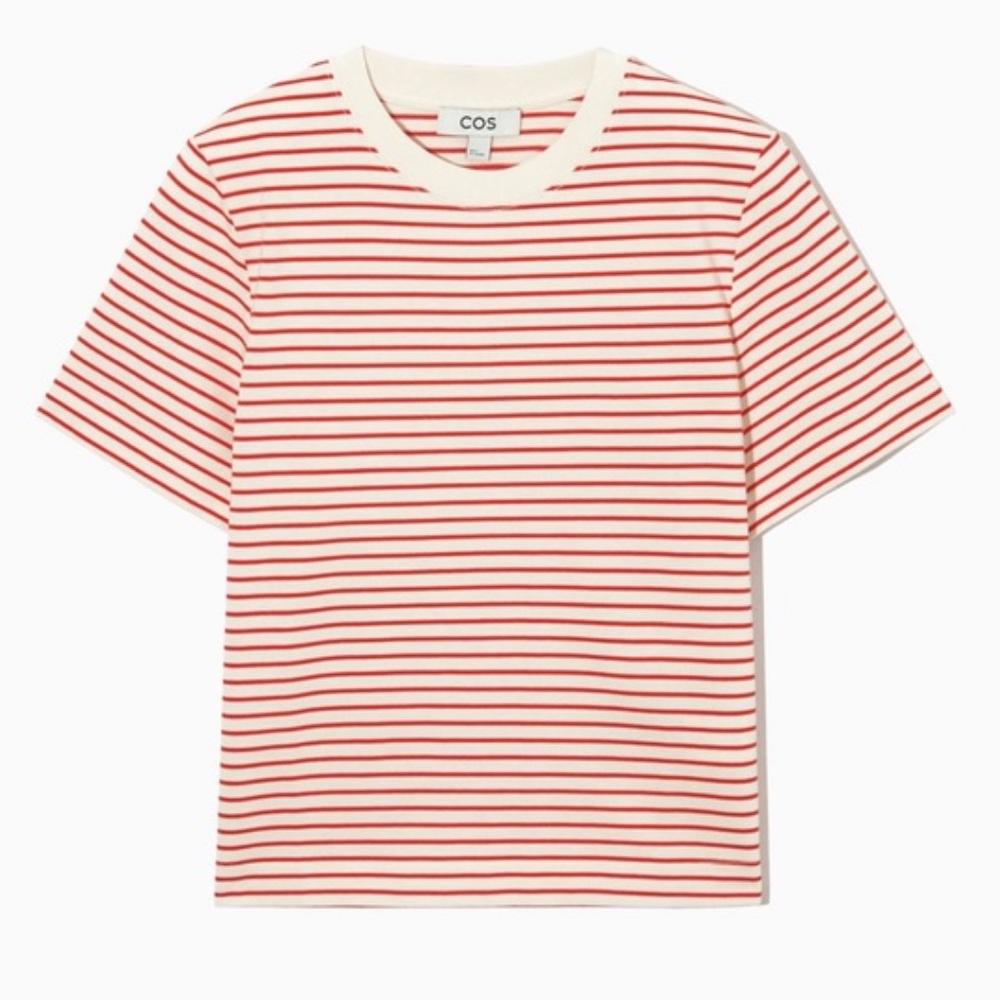 Cos Striped Clean Cut Tshirt